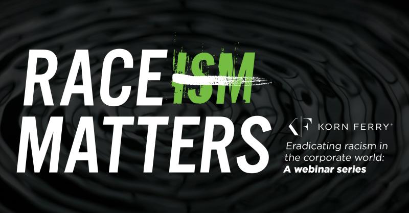 logo for webinar series saying Race ism Matters